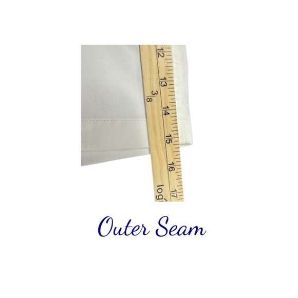 J. Crew Shorts Mid Rise Fit Functional Side/Back Pockets Lightweight White 6 NWT - Picture 7 of 9